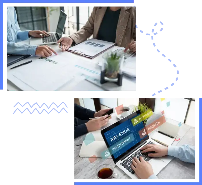 people-working-on-a-laptop-analysing-chart